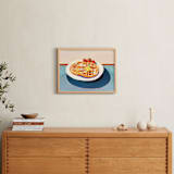 "Breakfast at the Diner" - Art Print in Retro by taylorVdesign - In a Room