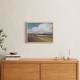 "Fields of Canyons" - Art Print in Canyon Green by AlisonJerry - In a Room