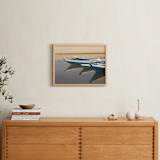 "Side by Side" - Art Print in Blue by Eliane Lamb - In a Room