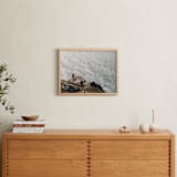 "Point Reyes Lighthouse Overlook" - Art Print in Sea by Jenna Gibson - In a Room