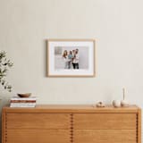 "With a Heart: Landscape Framed Photo" - Framed Photo in Taupe by Laura Hamm - In a Room