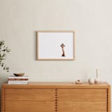 "Hello up there!" - Art Print in savanna gold by Alicia Abla - In a Room