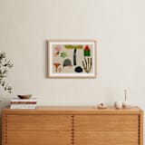 "On the Ground 3" - Art Print in Sand by Sumak Studio - In a Room