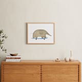 "Fast Riders I" - Art Print in Blue by Francisca Reyes - In a Room