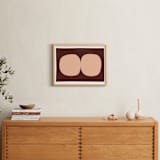 "Yoruba-1-01" - Art Print in earthy colors by Alain Castoriano - In a Room