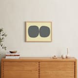 "Yoruba-3-01" - Art Print in earthy colors by Alain Castoriano - In a Room