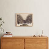 "Winter's Silence" - Art Print in Bark Brown by Gray Star Design - In a Room