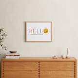 "Sunny" - Personalized Art Print in Rainbow by Hudson meet Rose - In a Room