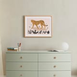 "The Cheetah" - Art Print in Sunset by Elly - In a Room