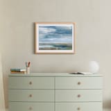 "Layers of Life" - Art Print in Sky Blue by Roberta Hoiness Art - In a Room