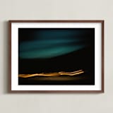 "Night Drive" - Art Print in Neon Lights by Rachel Marie Keba - Framed