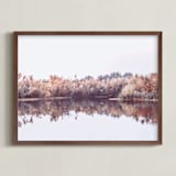 "down by the docks" - Art Print in Autumn by Maja Cunningham - Framed