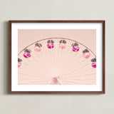 "Gira Gira" - Art Print in Cotton Candy by Caroline Mint - Framed