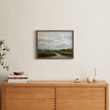 "Afternoon Light" - Art Print in Sky by Wendy Keller - In a Room