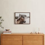 "nuzzle" - Art Print in Chestnut by Kamala Nahas - In a Room