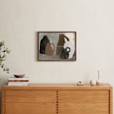 "At The Table 1" - Art Print in Agate by Jennifer Daily - In a Room