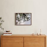 "Elegant Oak Tree" - Art Print in Baby Blue by Wilder California - In a Room