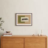 "Air, Land, and Sea" - Art Print in Olive by Tamara Hilje - In a Room