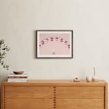 "Gira Gira" - Art Print in Cotton Candy by Caroline Mint - In a Room