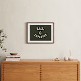 "Little Explorer Flag" - Art Print in Pine Green by Darby McGuire - In a Room