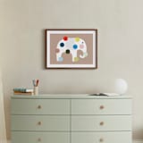 "Elephadots" - Art Print in Earth by Maja Cunningham - In a Room