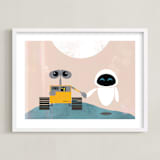 "out there" - Art Print in Sandstorm by Maja Cunningham - Framed