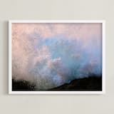 "Sky Waves" - Art Print in sunset spray by Sea and Sky - Framed