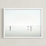 "Zuma 1" - Art Print in Summer Breeze by Kamala Nahas - Framed