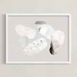 "Unturned 2" - Art Print in Putty by Melanie Severin - Framed