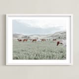 "Wander" - Art Print in Breezy by Sara Hicks Malone - Framed