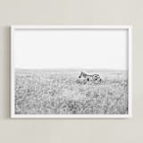 "Going Into the Wild" - Art Print in Black and White by Alison Holcomb - Framed