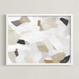 "Sierra" - Art Print in Golden by Melanie Severin - Framed