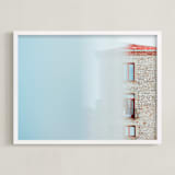 "À Travers" - Art Print in Sky by Tania Medeiros - Framed