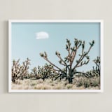 "josh" - Art Print in desert green by Kristi Jackson - Framed