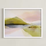 "Green View" - Art Print in Fields by Shina Choi - Framed