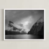 "The Path Ahead" - Art Print in Obsidian by Jason Derck - Framed