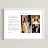 "Minimalist Three Photo: Framed Photo" - Framed Photo in White by Jennifer Postorino - Framed