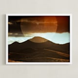 "the new sun" - Art Print in Warm Brown by Jacob Loafman - Framed