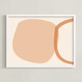 "Organics_9_2_A" - Art Print in Earthy Colors by Alain Castoriano - Framed