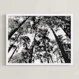 "In the Woods" - Art Print in black and white by lulu and isabelle - Framed