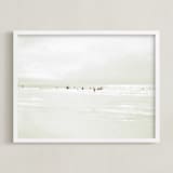 "A Day in Summer" - Art Print in White Sand by Rega - Framed