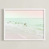 "Beloved Summer" - Art Print in Soothing Sea by Rega - Framed