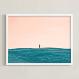 "Tuscan Hills 01" - Art Print in Sunset by Kelsey Mucci - Framed