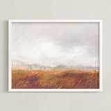"Amber Waves" - Art Print in Amber by Lorent and Leif - Framed