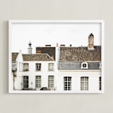 "Ghent" - Art Print in Slate by Heather Deffense - Framed