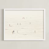 "Fullness - I" - Art Print in Sand Cream by Alexandra Feo - Framed