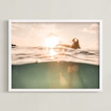 "Pause" - Art Print in Golden Hour by Ashley Kaneko - Framed
