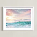 "SoCal Sorbet 4" - Art Print in Sunset by Kamala Nahas - Framed