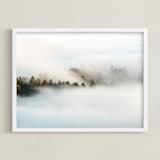 "Revealing II" - Art Print in Seaweed Green by Tania Medeiros - Framed