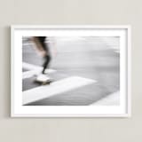 "Hollywood Skate" - Art Print in color by Kamala Nahas - Framed
